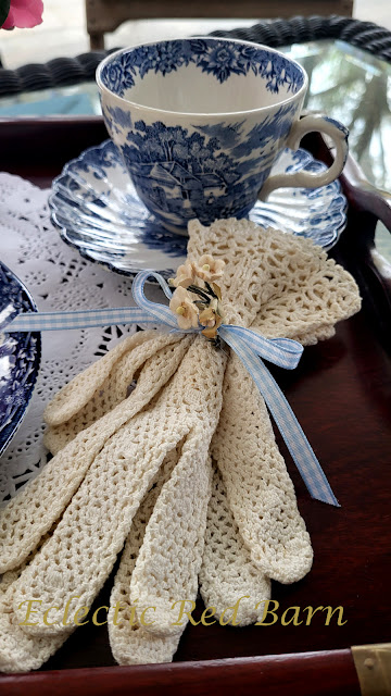 Tea on a Tray Tour. Share NOW. teapot, teatime, memories, teacups, biscotti, eclecticredbarn